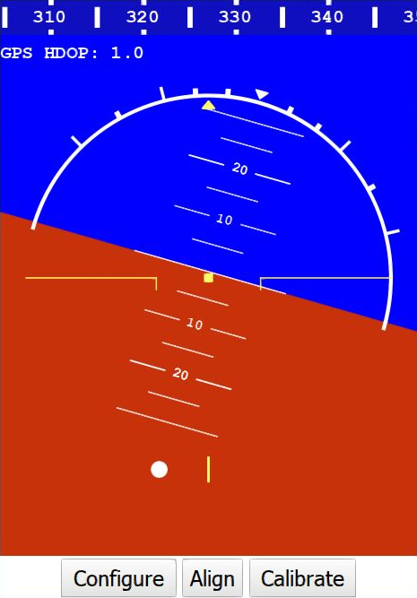 attitude indicator screenshot